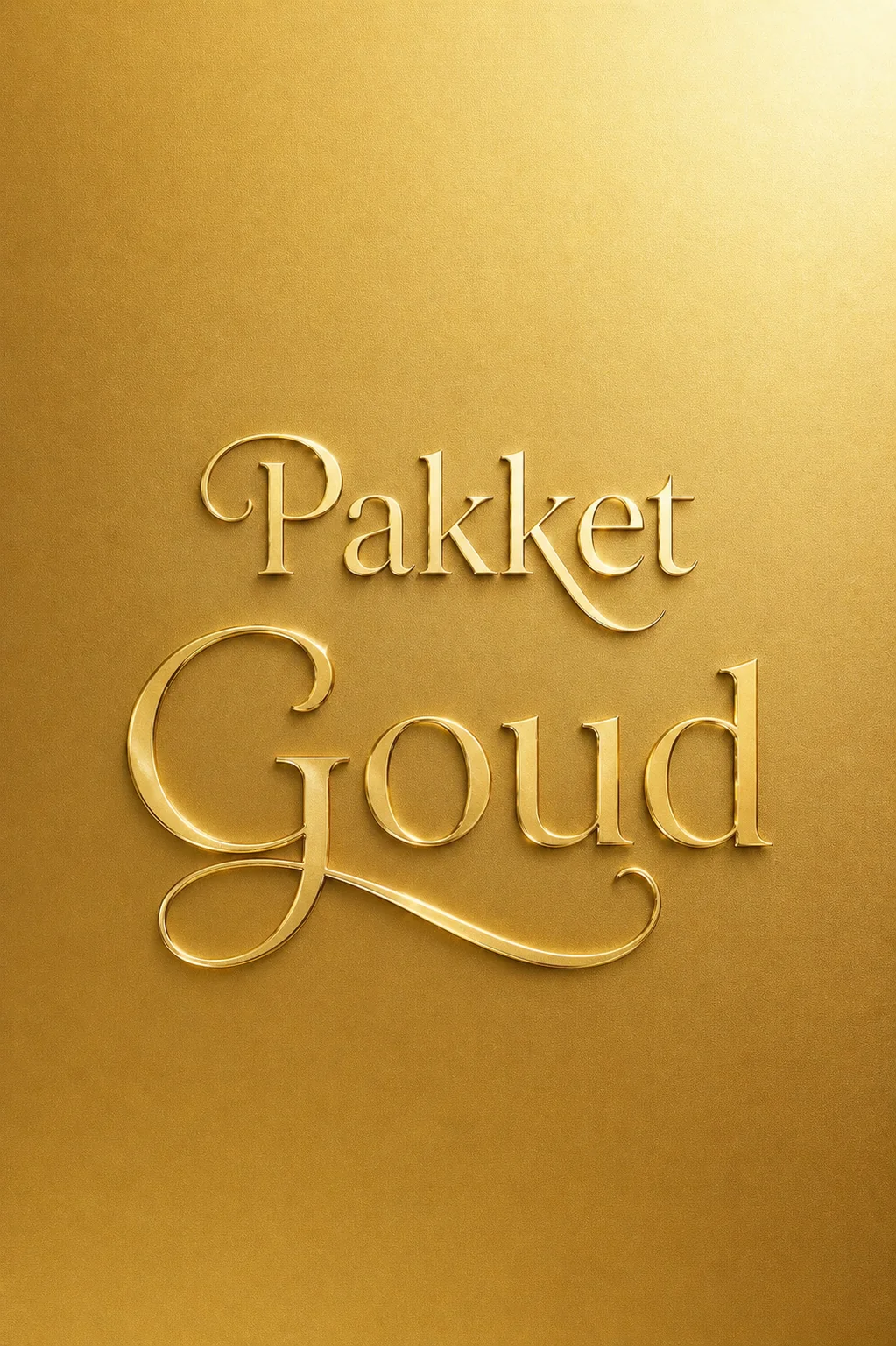 Feest pakket Goud